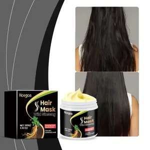 Hoegoa Nourishing and Repairing Care Mask - Moisturizing Formula for Frizzy Smooth Hair, Smooth and Shining, Ideal for Dry Hairiness - Oil Moisturizer Coconut Haircare Olive