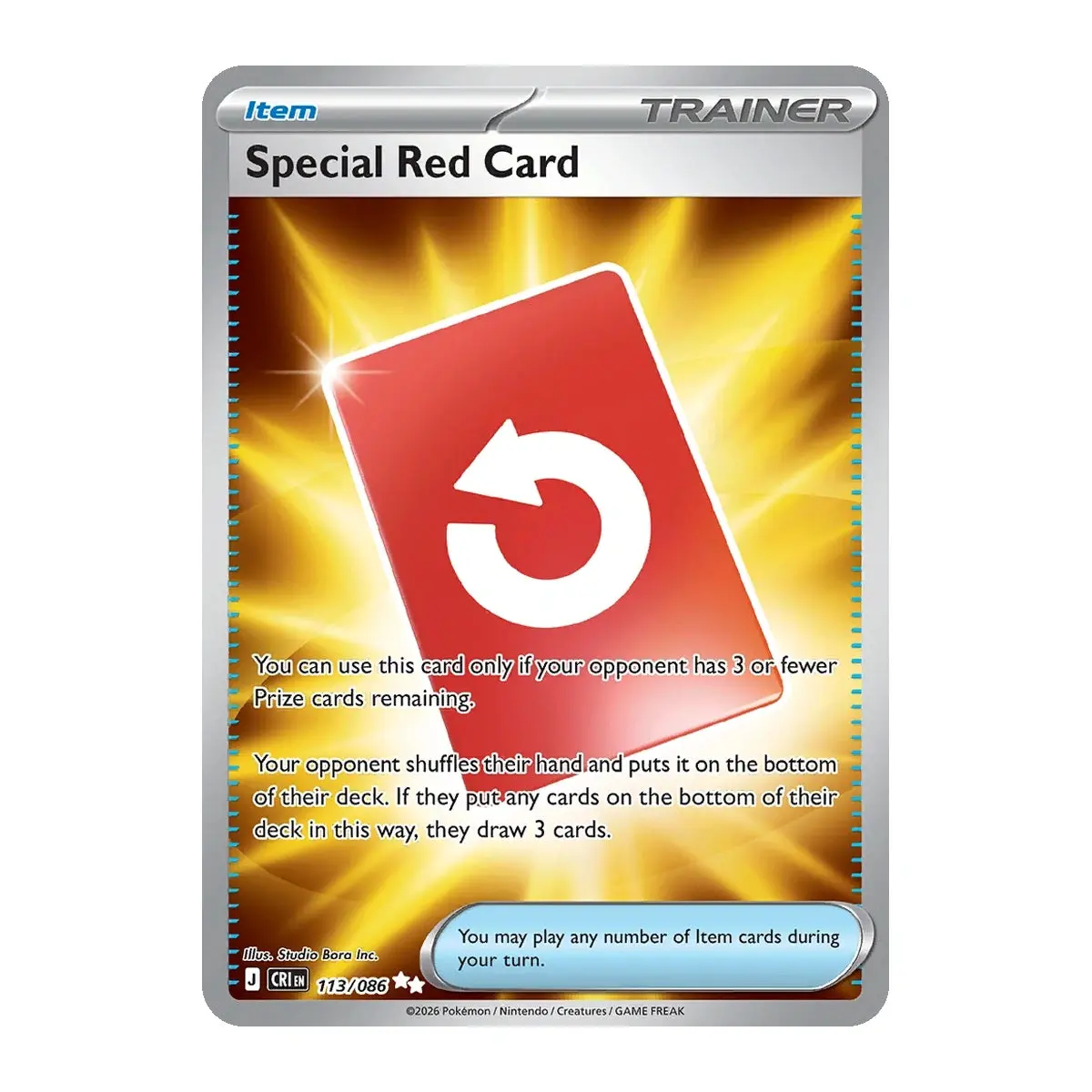 Special Red Card – 113/086