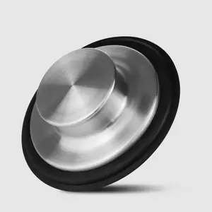 Kitchen Sink Stopper, 1 Count Stainless Steel Garbage Disposal Plug, Portable Sink Drain Stopper for Kitchen Home