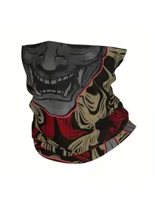 1pc Fashion And Cool Neck Gaiter With Creative Pattern - Breathable, Windproof, Dustproof, Moisture-Wicking Face Shield