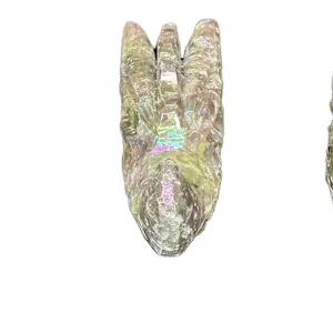 Aura Dragon Sphalerite Dragon Head - Crystal Healing Symbolizes Bravery, Vigor, and Spark - 2-3 in by 3-4in