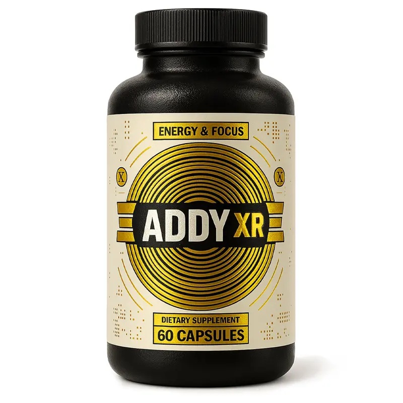 ADDY XR Focus & Memory Vegan Dietary Capsules, Premium Brain Booster, Sugar-Free Gluten-Free Energy Management Vitamins for Men & Women, High-End Cognitive Support, 60-Day Supply