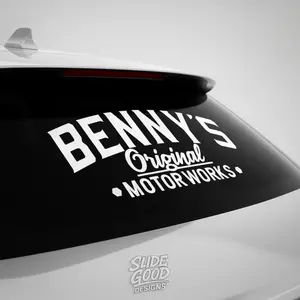 Benny's Original Motorworks - Vehicle Vinyl Sticker Decal - High Quality Automotive Grade Vinyl