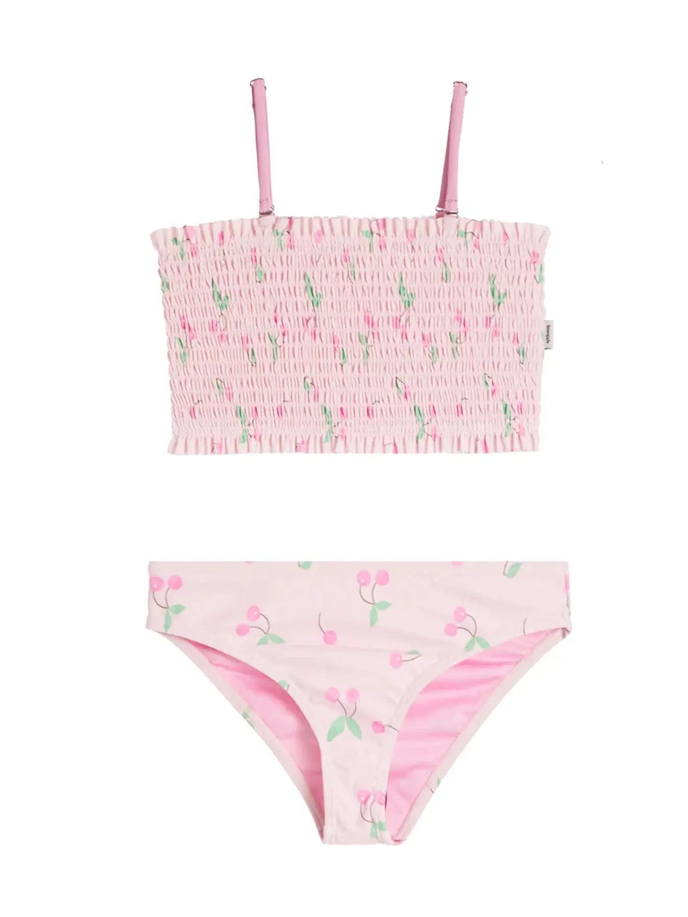 Tween Mahala Smocked Cherry Bikini