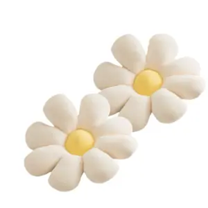 2pcs Cute Sunflower Pillow, Small Daisy Cushion, Petal Flower Design, Perfect Gift for Birthdays, Home Decoration, Ideal for Bedrooms & Offices