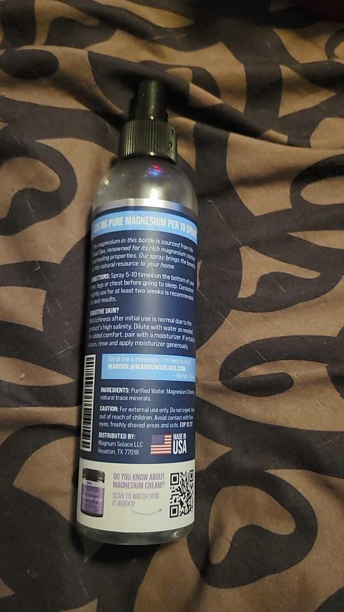 Item: Magnesium Oil 8oz
