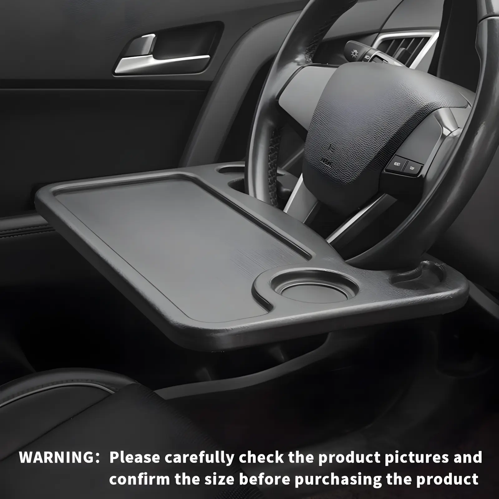 Car Table, Multifunctional Steering Wheel Desk, Portable Laptop Tray, Foldable Dining Table, Universal Car Accessory