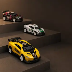 28PCS Die-Cast Pull Back Toy Cars with Launchers, 24 Mini Alloy Race Cars + 4 Shooting Launchers, Assorted Graffiti Racing Vehicles, Interactive Play Set for Kids, Perfect for Birthday Gifts, Party Favors, Classroom Prizes