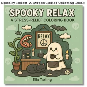 【NEW RELEASED】Spooky Relax – A Stress-Relief Coloring Book for Kids and Adults