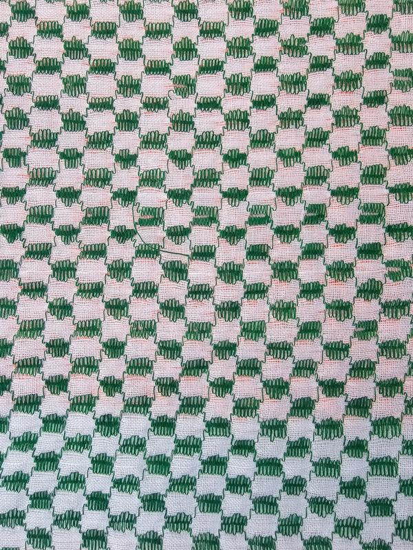 Keffiyeh Scarf - Ireland Flag Colors - Made in Syria