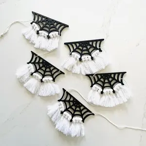 Spiderweb Macrame Garland