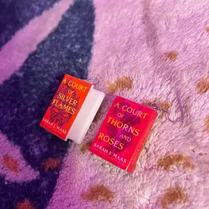 Mini book earrings