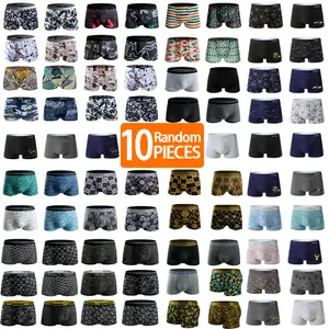 10 Pack Mens Boxer Briefs - Ultra Soft Breathable High-Elastic | All Seasons Daily Wear Assorted Styles Menswear underwear cotton