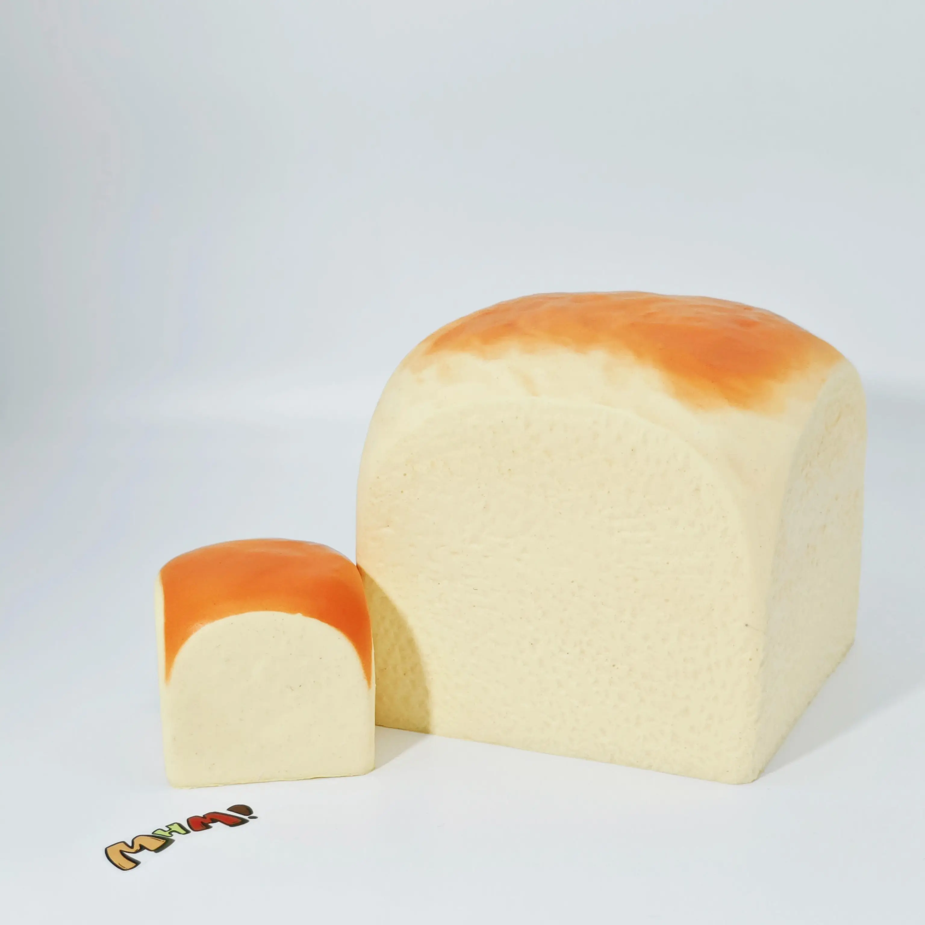 MHM Super Hawaiian Roll Slow Rising Squishy Toy, Soft Food-Themed Foam Sensory Fidget Toy, Cute Kawaii Gift