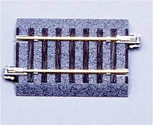 Kato USA 2-105 Straight Roadbed Track Section - Unitrack - 2-3/8" 60mm pkg(4), HO