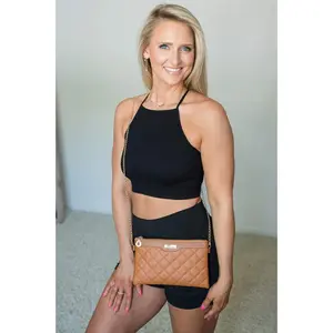 The Kate Clutch in Camel