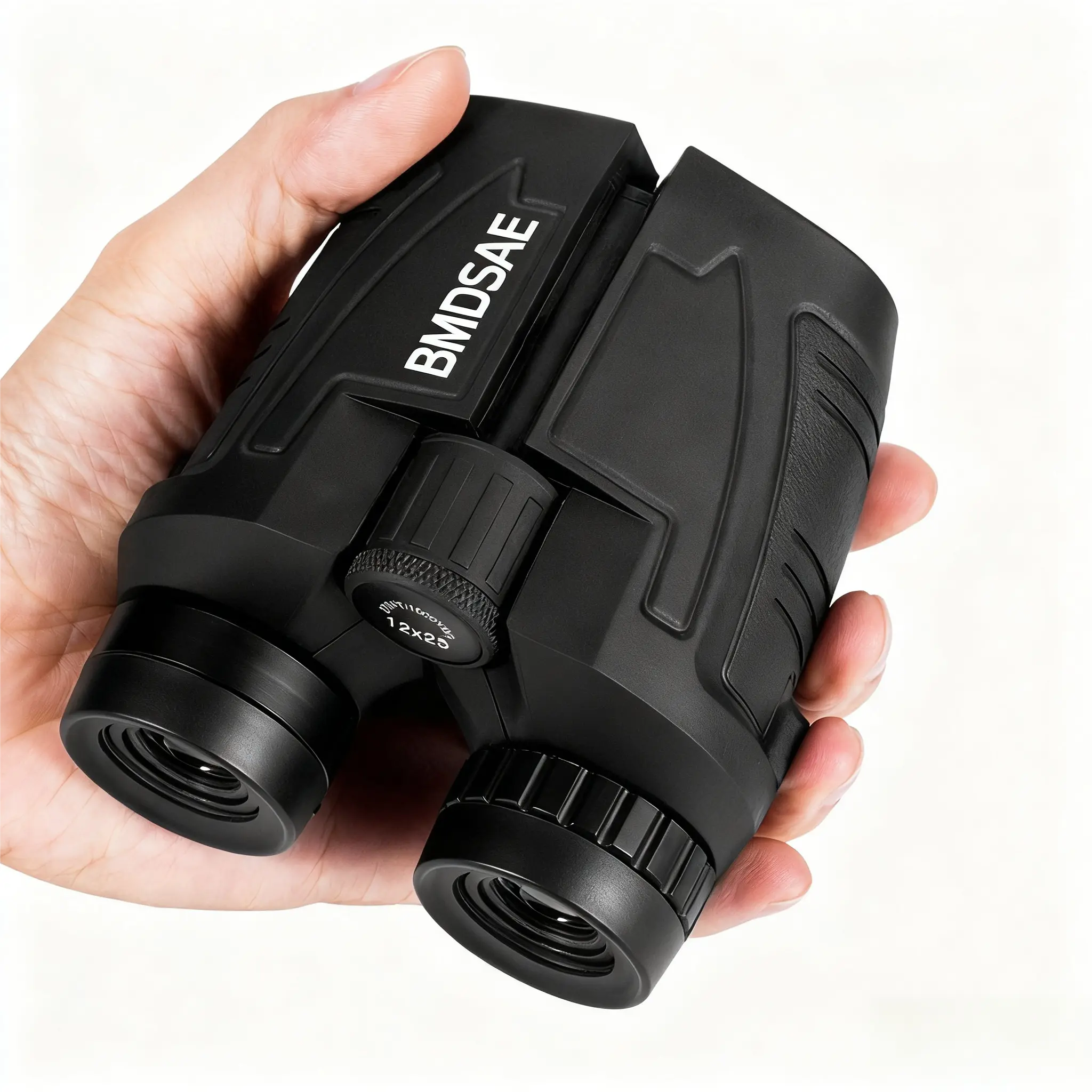 BMDSAE 12x25 Compact Binoculars  Large Eyepiece Waterproof Binocular with Low Light Vision,High Powered Easy Focus Binoculars for Bird Watching,Outdoor Hunting,Travel,Sightseeing