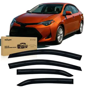 Nilight Window Rain Guards for Toyota Corolla 2014 2015 2016 2017 2018 2019, Out-Channel Window Visors Vent Wind Deflectors-4PCS