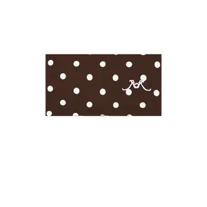 Rowen Rose Headband in Brown Polka Dots