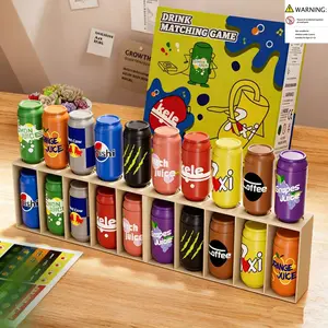 Fun Guess Bottle Game Drink, Educational Tabletop Game for Two Players, Parent-Child Interactive Toy, Family Entertainment