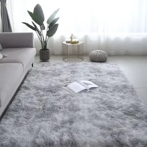 Soft Plush Rug, Soft Shaggy Rug, Soft Fluffy Rug, Comfortable Area Rug, Decorative Carpet for Home Living Room Bedroom, Modern Indoor Rug, 1 Count, Cozy Floor Mat for Modern Interior Design