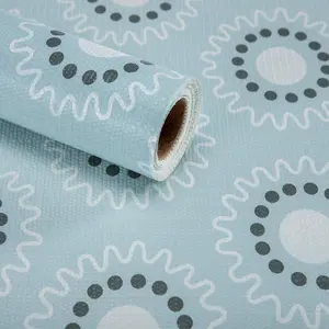 PVC Shelf Liner 12"x120" Non-Slip Non-Adhesive, Gear PatternThick Strong Grip Waterproof Liner Mats for Protecting Kitchen Cabinet & Dresser Shelves