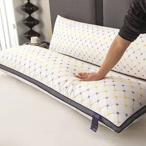 Full Sky Star One-piece Long Pillow Core, Home Use Parent-Child Couple Double Pillow, Neck Protection and Sleep Aid, Soft Pillow, Removable and Washable, Supportive Memory Foam / Feather Silk Filling, Large Size, Dormitory and Bedroom