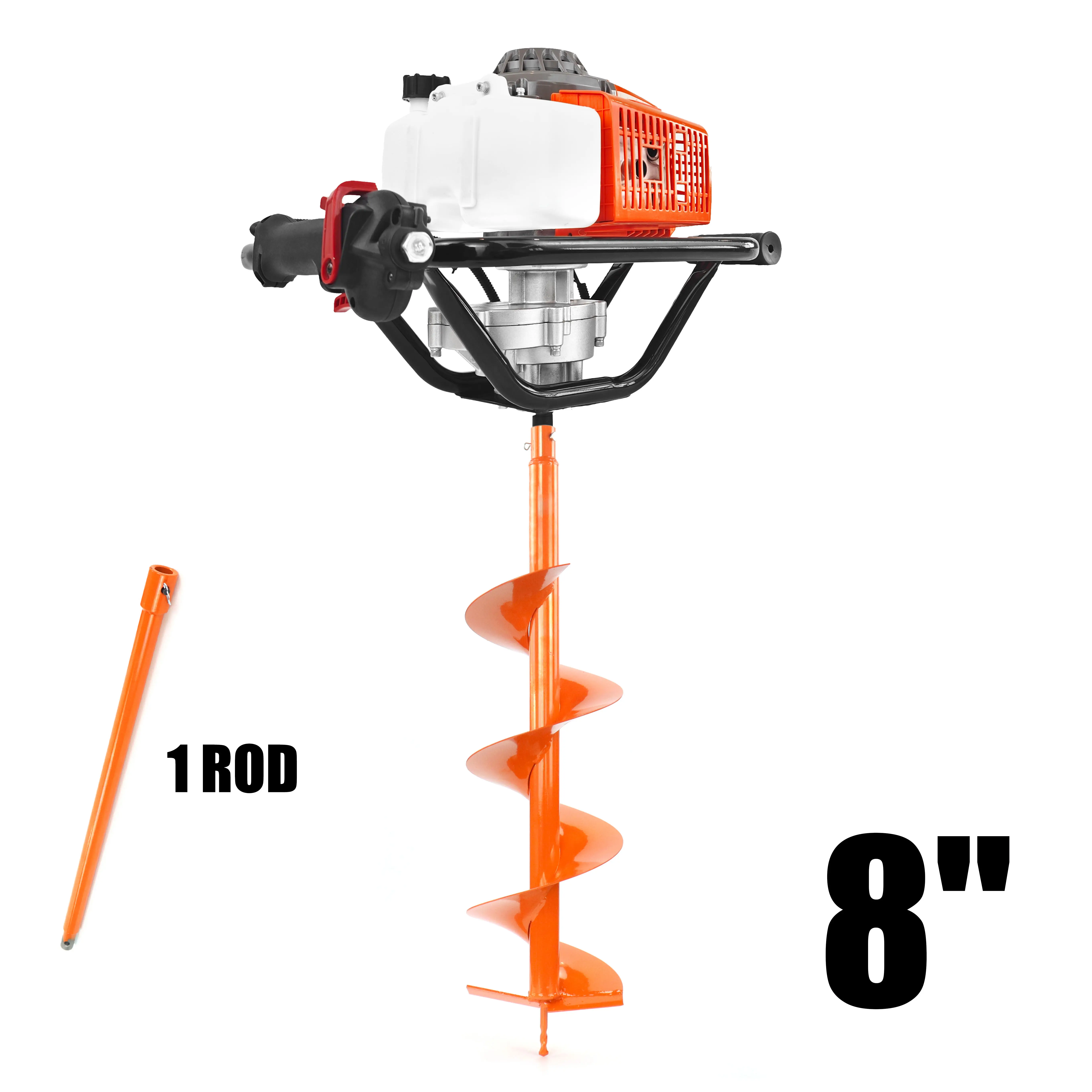 72cc Powerhead + 8‘’ drill +1*rod