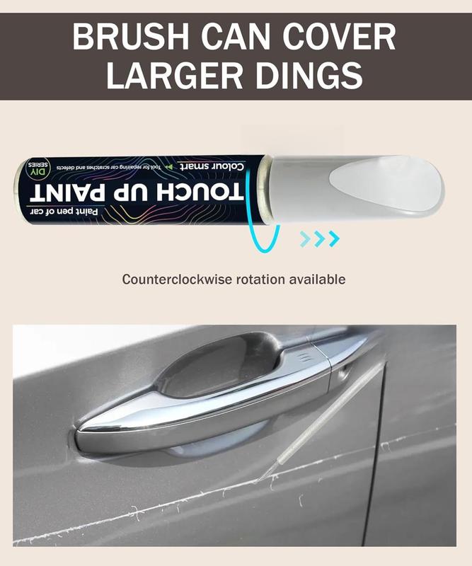 Paint Pen,Touch Up Paint Pen,Car Accessories,Erase Car Scratches,Car Paint,Car Paint Scratch Repair,Touch Up Paint for Cars,Car Scratch Remover Pen,Quick and Easy Car Scratch Repair (Silver)