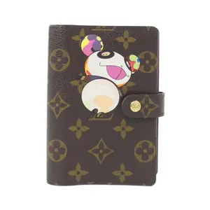 Pre-owned Louis Vuitton Canvas Small Leather Goods Monogram Agenda Organizer