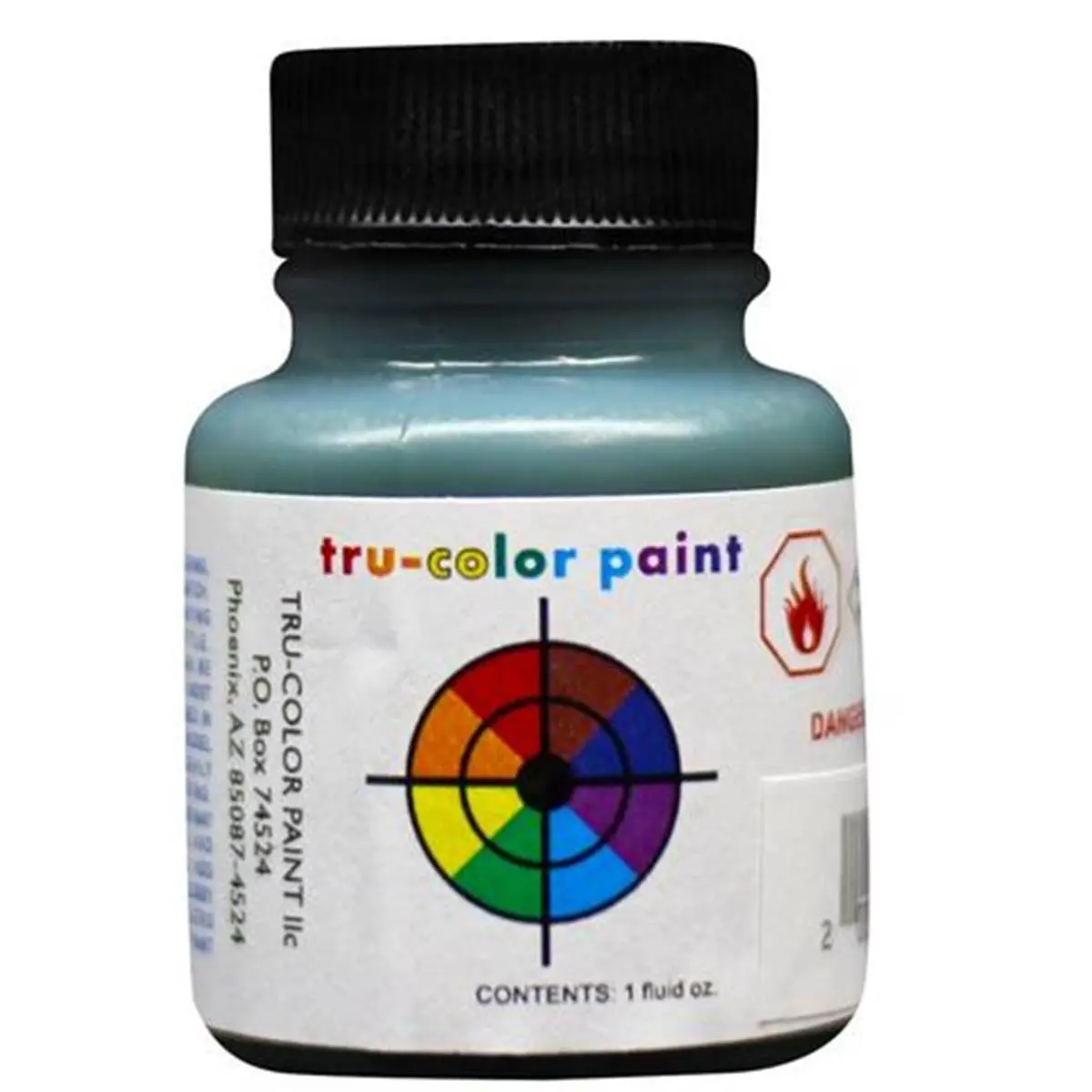 TRU COLORS 212 MAIN Acrylic Paint - 1 oz Deep Sea Green Art Materials, Artist Supply for Office & School Stationery Needs (Central Railroad of New Jersey Compatible)