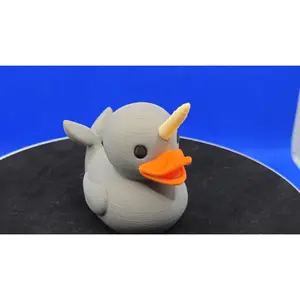 Narwhal Duck • Ocean Mini Duck • 3D Printed Cruise Duck • Cute Narwhal Figurine • Tiny Nautical Collectible
