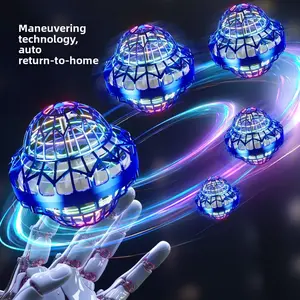 Glowing Hand-Controlled Flying Orb | LED Light-Up Hover Ball Toy – Easy to Operate, Kid-Friendly for Indoor & Outdoor Play, Equipped with Smart Control Tech to Fly Back into Your Hand