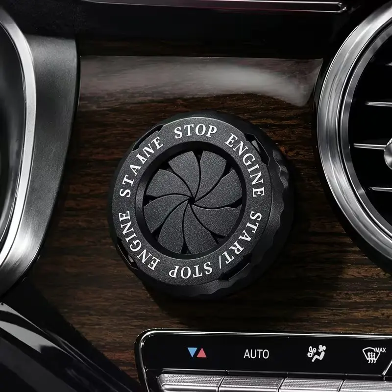 Car One-Click Start Decorative Ring, Motorcycle Ignition Device Cover, Electric Door Lock Trim, Button Decoration Hood, Privacy Hole Protector, Car Accessories Interior
