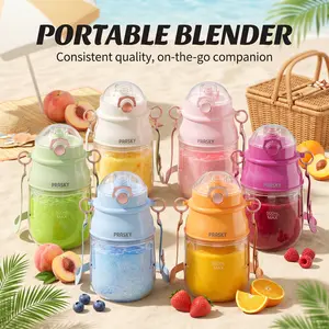 【2026 newly upgraded】PRASKY Portable Blender for Shakes & Smoothies – 27oz Cool Tech Gadgets, 70W Power, Compact USB Type-C Rechargeable, BPA-Free, with Lid & Shoulder Strap, Safety Lock, Dishwasher-Safe Parts, Ideal for Gym & Travel outdoorfun