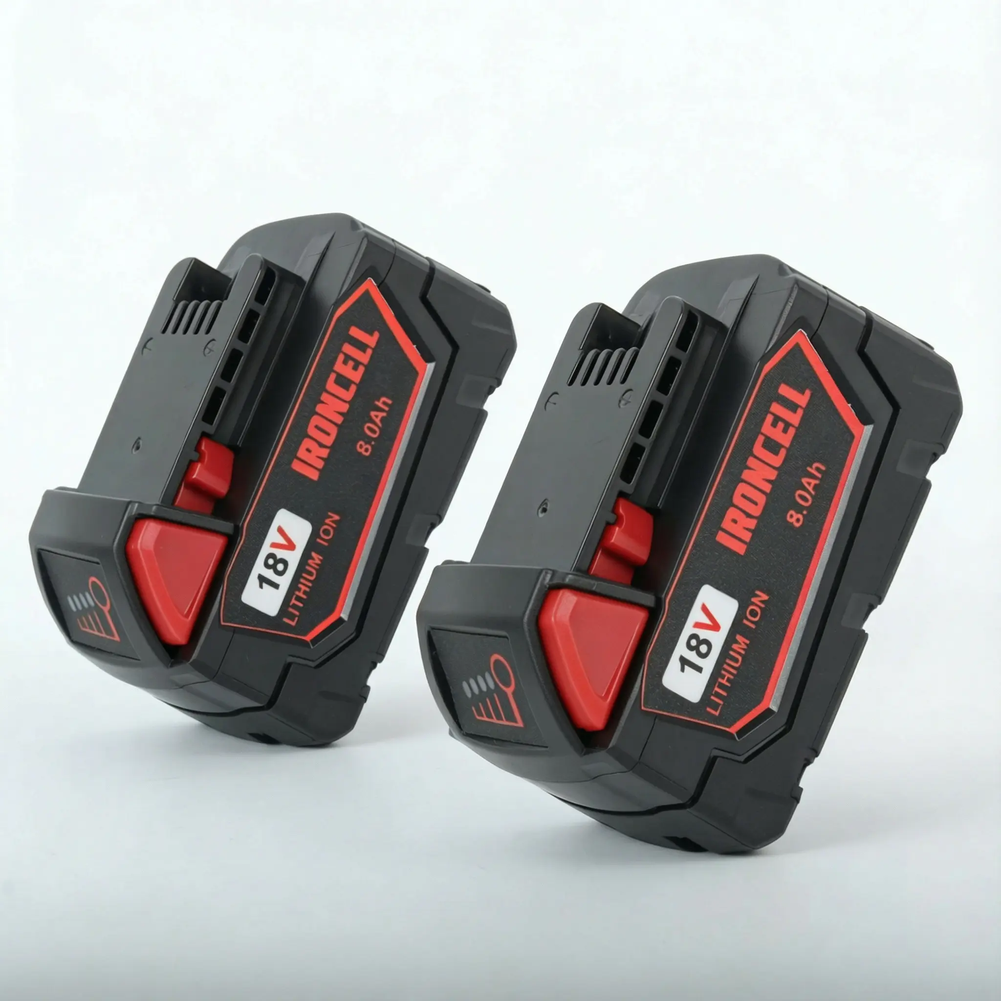 2Pack 18V 8.0Ah Replace for Milwaukee M18 Battery 48-11-1850 48-11-1840 48-11-1852 48-11-1815 Cordless Power Tools Lithium-Ion Battery