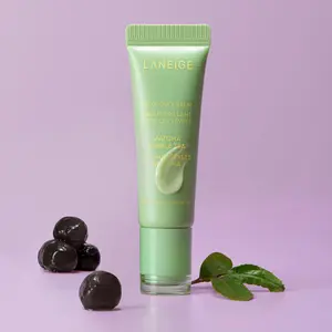 Laneige Bubble Tea Lip Glowy Balm Matcha Taro Korean Lipcare Hydrating Softening Shea Butter Moisturizing Glossy Lip Balm