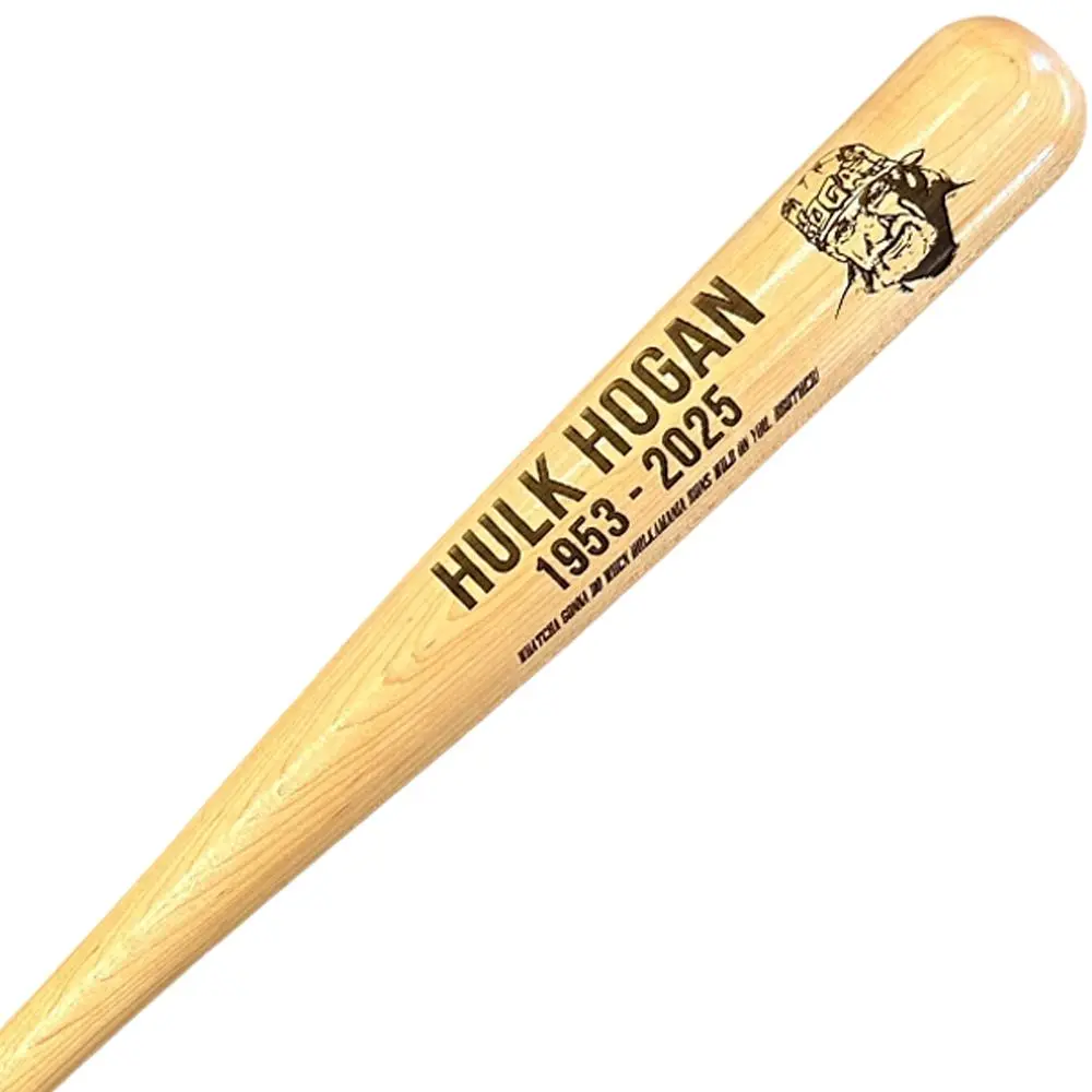 Hulk Hogan Commemorative Engraved Baseball Bat