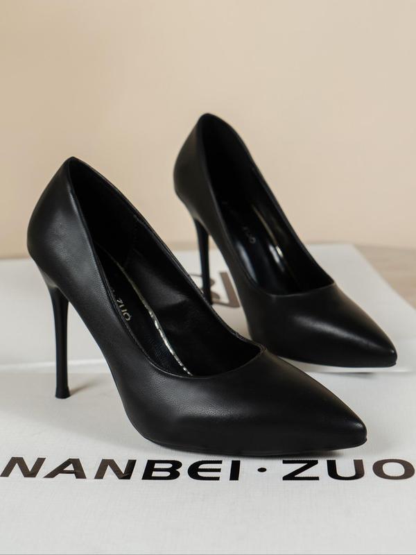 Women's Elegant Classy Stylish Pointed Toe Stiletto Court Pumps, Fashion Solid Color High Heels for Party, Daily Clothing Decor, Trendy All-match & Exquisite Heels for Women & Girls, Shoes, Footwear