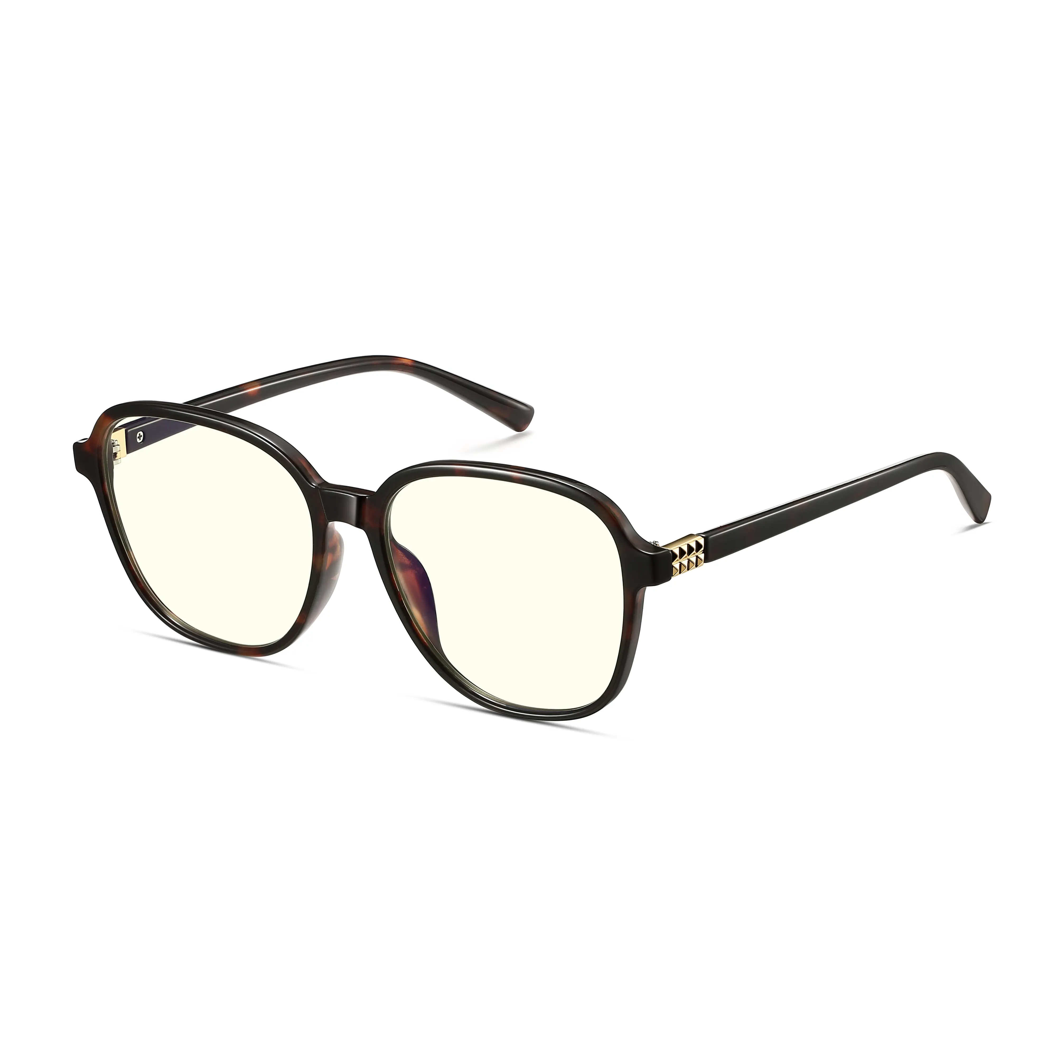 Kimorn Blue Light Glasses for Women, Lightweight Plastic Frame Blue Light Blocking, Clear Lens, Screen Time, Office, Gaming