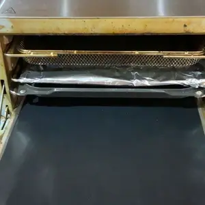 2pcs/set,Oven Liners for Bottom of Oven, Thick Heavy Duty Non-stick Reusable Teflon Oven Mat, Baking Mat for Electric, Gas, Toaster Ovens, Grills ,Kitchen Friendly Cooking Accessory, Bakeware Accessory