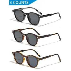 Unisex Vintage Tortoiseshell / / Polarized Sunglasses, Trendy Casual Sunglasses for Everyday Use, Fashion Accessories for Outdoor Activities