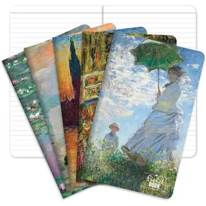 Elan Publishing Field Notebook  5"x8"  MONET Patterns  Lined Memo Book  5