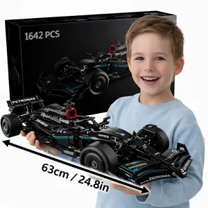 [1:8 24.8in 63cm 1642pcs]Super sports car assembly kit, 1:8 MOC assembly set, sports car model, collectible scale model technical car building block set, suitable for adults/teenagers