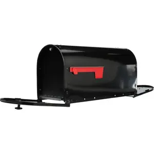 OM160BEC Outback Double Door Large Capacity Mailbox, Black