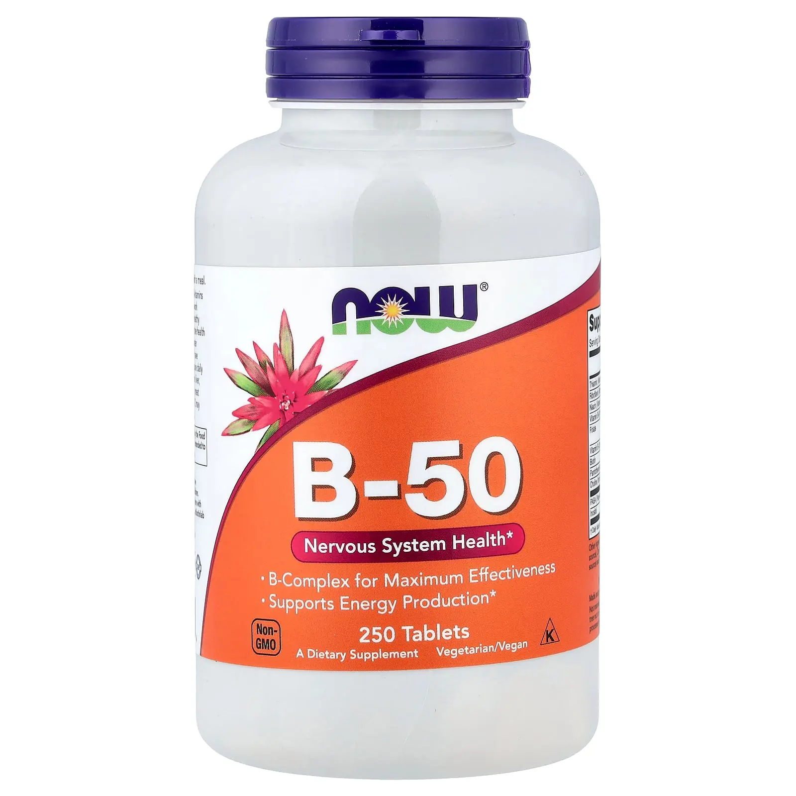 NOW Foods B-50, 250 Tablets