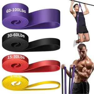 Resistance Band Set, 4 Counts/set Pull Up Band, Workout Band, Fitness Training Band, Resistance Bands Set for Legs, Working Out, Muscle Training