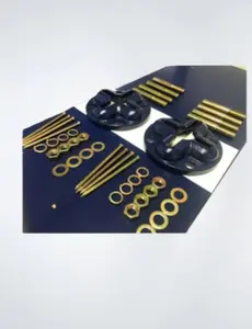 2 Anchor Pots Combo | 4 Slots & Bolts for Auto Body Floor System