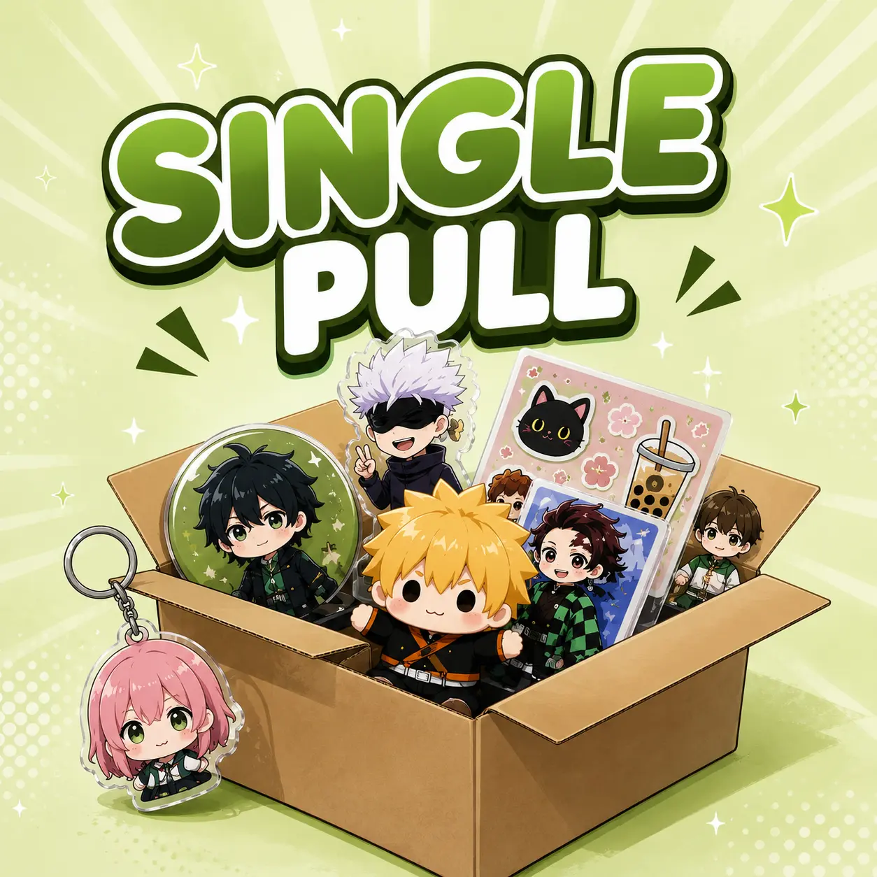 K.A.G.E. Single Pull - 8 Handpicked Anime Items