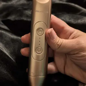 Akunbem Bikini Trimmer for Women, Electric Shaver and Razor Rechargeable 2-in-1 Body and Facial Epilator, Dual Heads for Painless Trimming of Pubic Hair, Face, Underarms and Legs, Summer Gift